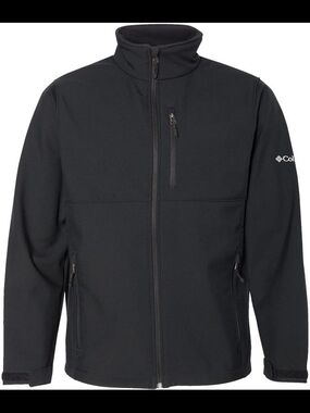Columbia Men's Black Softshell Jacket - Full Zip